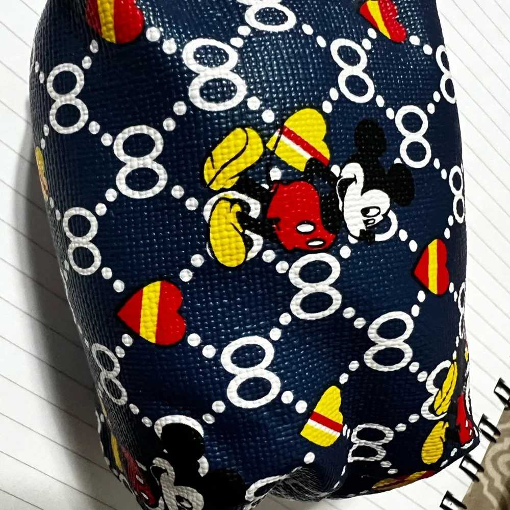 Disney Mickey Mouse Patterned wallet change purse with key ring